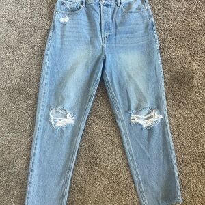 PacSun Light Blue Distressed Ultra High Rise Slim Jeans | Size 31